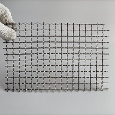 0.5m-2m Stainless Steel Crimped Wire Mesh